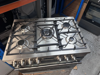 Beko 90cm Dual Fuel Freestanding Oven/Stove BFC916GMX1 [Display Unit]
