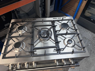 Beko 90cm Dual Fuel Freestanding Oven/Stove BFC916GMX1 [Display Unit]