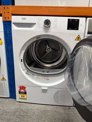 *Made in Europe* Beko 8kg Sensor Controlled Heat Pump Tumble Dryer BDPB8010W [Factory Second]