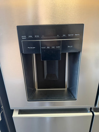 *Current Model* Haier 601L Quad Door Refrigerator with Ice and Water Dispenser Satina HRF680YZS [Refurbished]