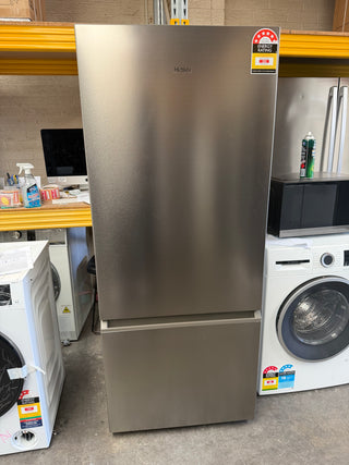 *Current Model* Haier 433L Bottom Mount Refrigerator Satina Silver HRF420BS [Factory Second]