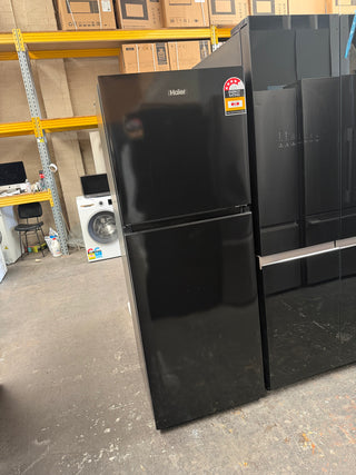 *Current Model* Haier 300 Series 311L Top Mount Refrigerator Black HRF330TG [Factory Second] - DMS Appliances