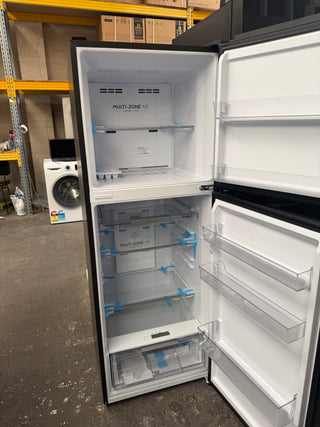 *Current Model* Haier 300 Series 311L Top Mount Refrigerator Black HRF330TG [Factory Second] - DMS Appliances