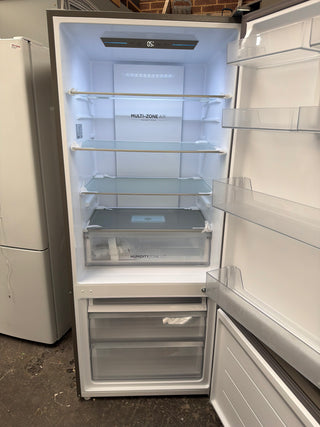 *Current Model* Haier 433L Bottom Mount Refrigerator Satina Silver HRF420BS [Factory Second] - DMS Appliances