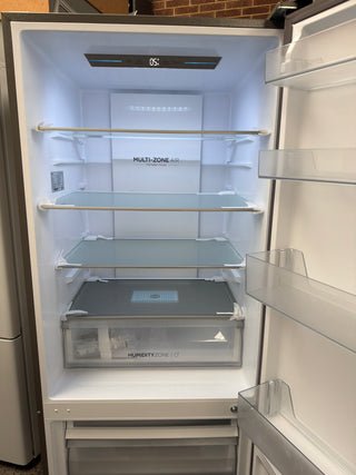 *Current Model* Haier 433L Bottom Mount Refrigerator Satina Silver HRF420BS [Factory Second] - DMS Appliances