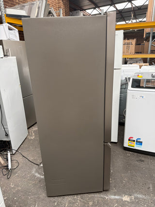 *Current Model* Haier 433L Bottom Mount Refrigerator Satina Silver HRF420BS [Factory Second] - DMS Appliances