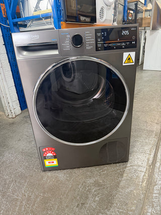 *Current Model* Beko 9KG Sensor Controlled WiFi Connected Hybrid Heat Pump Dryer with Steam BDPB904HG [Factory Second]