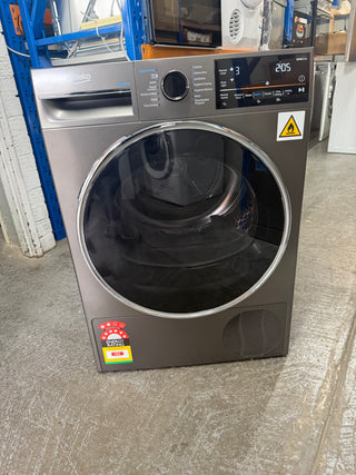 *Current Model* Beko 9KG Sensor Controlled WiFi Connected Hybrid Heat Pump Dryer with Steam BDPB904HG [Factory Second]