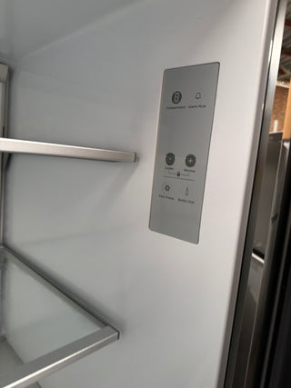 *Current Model* Fisher & Paykel Series 7 498L Quad Door Refrigerator Black Stainless Steel RF500QNB1 [Factory Second]