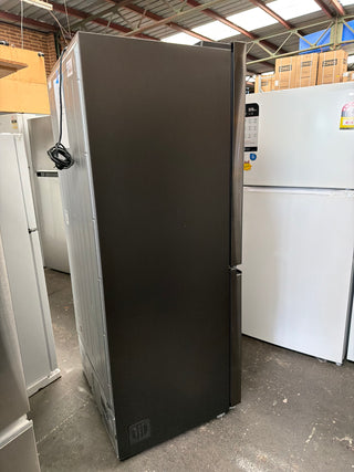 *Current Model* Fisher & Paykel Series 7 498L Quad Door Refrigerator Black Stainless Steel RF500QNB1 [Factory Second]