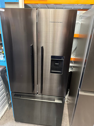 *Current Model* Fisher & Paykel 487L ActiveSmart French Door Fridge BLACK  RF522ADUB5 [Factory Second]