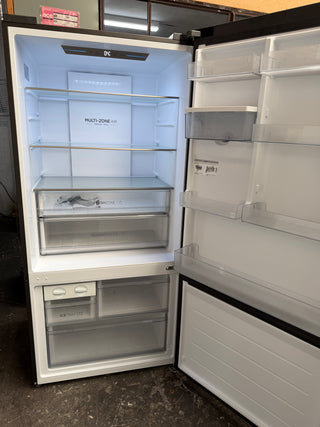 *Current Model* Haier 514L Bottom Mount Refrigerator with Non-Plumbed Water Dispenser Black HRF510BHC [Factory Second]