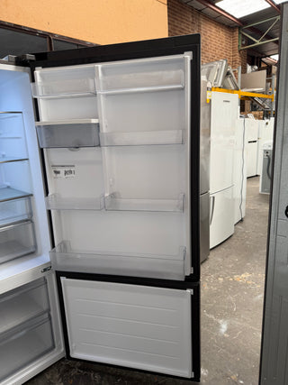 *Current Model* Haier 514L Bottom Mount Refrigerator with Non-Plumbed Water Dispenser Black HRF510BHC [Factory Second]