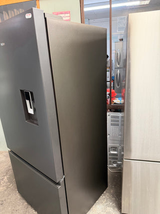 *Current Model* Haier 514L Bottom Mount Refrigerator with Non-Plumbed Water Dispenser Black HRF510BHC [Factory Second]
