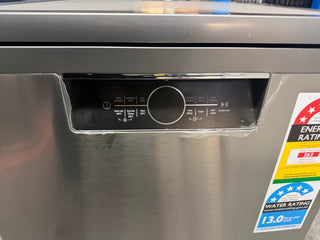 *Current Model - Made in Europe* Beko BDFB1630X 16 Place Setting Freestanding Dishwasher (Platinum Steel) [Factory Second]