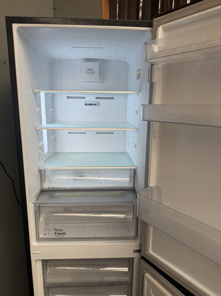 * Current Model * Hitachi 323L Bottom Mount Refrigerator Pearl Steel HRBN6340EXAU [Factory Second]]