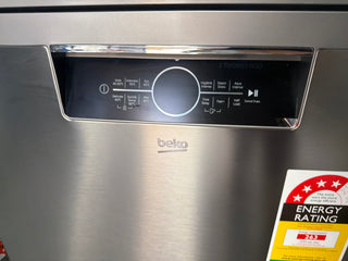 *Current Model - Made in Europe* Beko BDFB1630X 16 Place Setting Freestanding Dishwasher (Platinum Steel) [Factory Second]