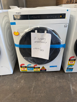 *Brand New Current Model* Whirlpool 9kg/6kg SaniCare Washer-Dryer Combo WWEB9602IW [5 Years Warranty]