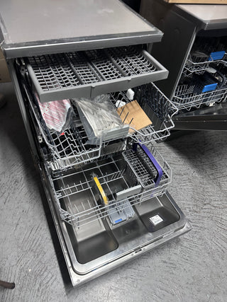 *Current Model - Made in Europe* Beko BDFB1630X 16 Place Setting Freestanding Dishwasher (Platinum Steel) [Carton Damaged]