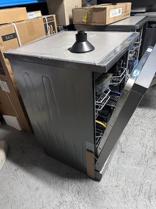 *Current Model - Made in Europe* Beko BDFB1630X 16 Place Setting Freestanding Dishwasher (Platinum Steel) [Carton Damaged]