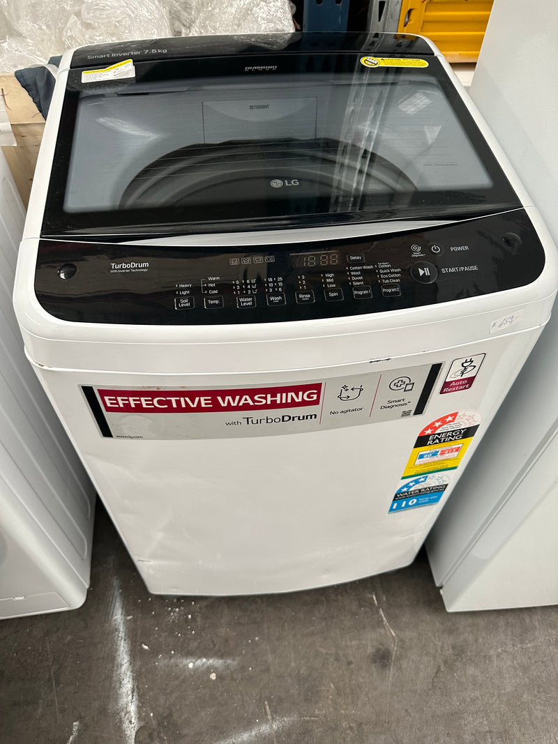 Lg 7.5 kg top shop load washer wtg7520
