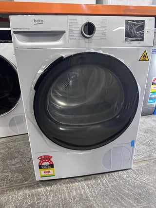 *Made in Europe* Beko 8kg Sensor Controlled Heat Pump Tumble Dryer BDPB8010W [Factory Second]