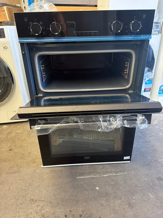 *Current Model* Beko 60cm Multifunction Built-in Double Oven BBO6811DDX [Factory Second] - DMS Appliances