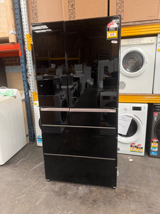 *Made in Japan* Hitachi 735L Black Glass finish R-ZX740RA Non Plumbed Refrigerator [Factory Second]
