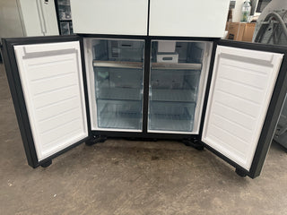*Current Model* Hitachi 569L RWB640VT0X-1MGW Fridge with Non-Plumbed Ice Maker - Glass Matte White [Factory Second]