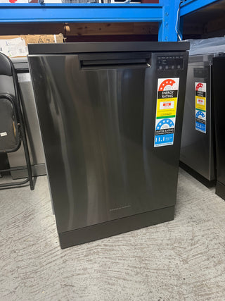 *Current Model* Fisher & Paykel Series 7 Contemporary Freestanding DW60FC4B2 Dishwasher Black Steel [Factory Second] NO DAMAGE ON FRONT