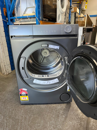 *Current Model* Haier 8kg Heat Pump Dryer Dark HDHPS80KB1 [Factory Second]
