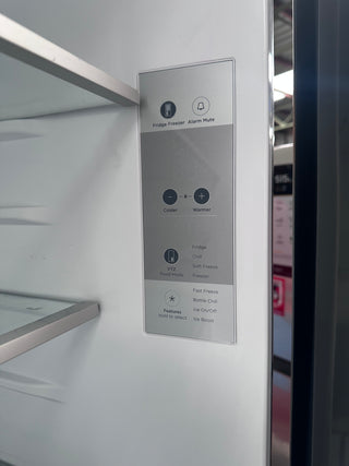 *Current Model* Fisher & Paykel Series 7 690L Quad Door Refrigerator with Ice and Water Black Stainless Steel RF730QNUVB1 [Factory Second]