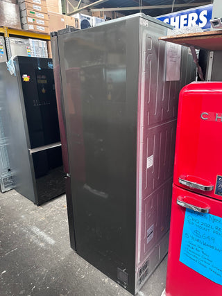 *Current Model* Fisher & Paykel Series 7 690L Quad Door Refrigerator with Ice and Water Black Stainless Steel RF730QNUVB1 [Factory Second]
