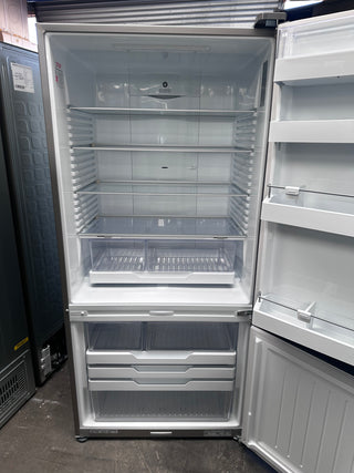 *Current Model* Fisher & Paykel Series 5 494L Bottom Mount Refrigerator Black Stainless Steel RF522BRPB6 [Factory Second]