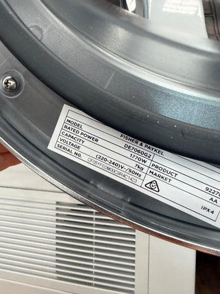 *Current Model*  Fisher & Paykel Series 5 7kg Vented Dryer DE7060G2 [Factory Second]