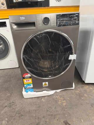 Beko BFLB904ADG 9kg Auto Dose Front Load Washing Machine (Graphite) [FACTORY SECOND] - DMS Appliances