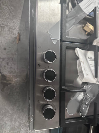 Beko 60cm Stainless Steel Gas Cooktop BCT60GX1 [Carton Damage] NO DAMAGE ON UNIT