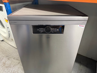 *Current Model - Made in Europe* Beko BDFB1630X 16 Place Setting Freestanding Dishwasher (Platinum Steel) [Factory Second] - DMS Appliances