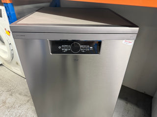 *Current Model - Made in Europe* Beko BDFB1630X 16 Place Setting Freestanding Dishwasher (Platinum Steel) [Factory Second] - DMS Appliances
