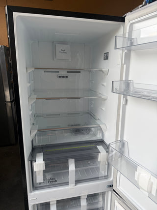 *Current Model * Hitachi 323L Bottom Mount Refrigerator Pearl Steel HRBN6340EXAU [Factory Second]