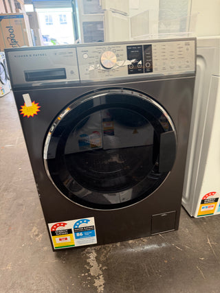 *Current Model* Fisher & Paykel Series 9 10kg Front Load with Steam Care Graphite WH1060SG1 [Factory Second] - DMS Appliances