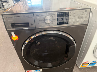 *Current Model* Fisher & Paykel Series 9 10kg Front Load with Steam Care Graphite WH1060SG1 [Factory Second] - DMS Appliances