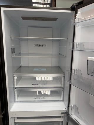 Haier 431L Bottom Mount Fridge with Non-Plumbed Water Dispenser Black HRF420BHC [Factory Second]