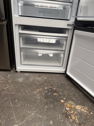 Haier 431L Bottom Mount Fridge with Non-Plumbed Water Dispenser Black HRF420BHC [Factory Second]