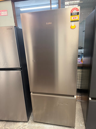 *Current Model* Haier 433L Bottom Mount Refrigerator Satina Silver HRF420BS [Factory Second]