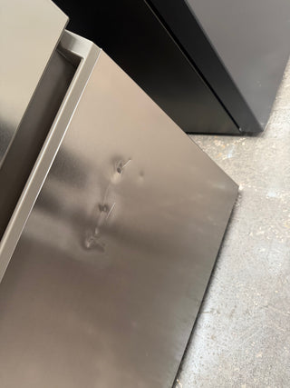 *Current Model* Haier 433L Bottom Mount Refrigerator Satina Silver HRF420BS [Factory Second]