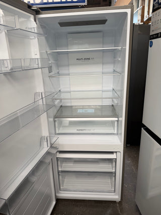 *Current Model* Haier 433L Bottom Mount Refrigerator Satina Silver HRF420BS [Factory Second]