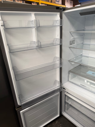 *Current Model* Haier 433L Bottom Mount Refrigerator Satina Silver HRF420BS [Factory Second]