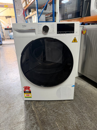 *Currrent Model *Beko 8kg Heat Pump Dryer with Steam and Wi-Fi BDPB803SW [Factory Second] ]