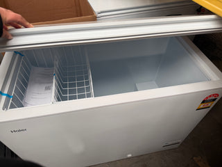 *Current Model* Haier Series 300 301L Hybrid Chest Freezer White HCF300W [Factory Second] - DMS Appliances